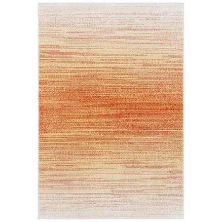 Safavieh 4 x 4 ft. Adirondack Contemporary Square Power Loomed Rug Orange & Red ADR142P-4SQ